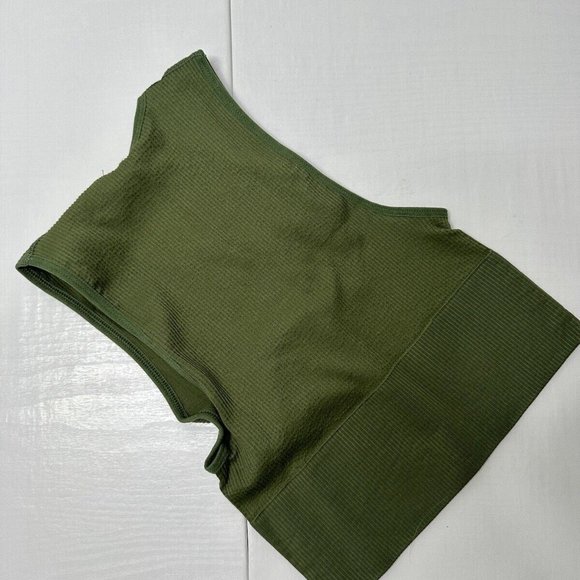 Urban Outfitters Ribbed Vest Size XS Green Cropped Sleeveless Basics - Picture 4 of 8
